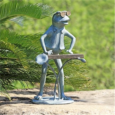 SPI Jazzy Keyboard Frog Garden Sculpture 20 x 11.50 x 10.50 in. 34875